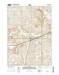 Ackley Iowa Current topographic map, 1:24000 scale, 7.5 X 7.5 Minute, Year 2015