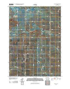 Ackley NE Iowa Historical topographic map, 1:24000 scale, 7.5 X 7.5 Minute, Year 2010