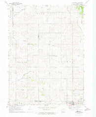 Adair North Iowa Historical topographic map, 1:24000 scale, 7.5 X 7.5 Minute, Year 1971