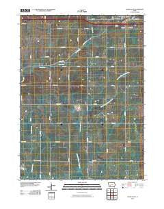 Adair South Iowa Historical topographic map, 1:24000 scale, 7.5 X 7.5 Minute, Year 2010