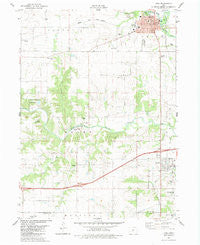 Adel Iowa Historical topographic map, 1:24000 scale, 7.5 X 7.5 Minute, Year 1982