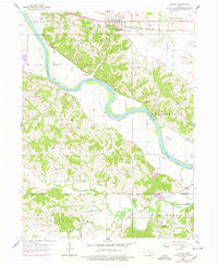 Agency Iowa Historical topographic map, 1:24000 scale, 7.5 X 7.5 Minute, Year 1956