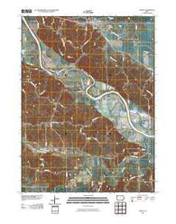 Agency Iowa Historical topographic map, 1:24000 scale, 7.5 X 7.5 Minute, Year 2010