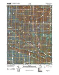 Ainsworth Iowa Historical topographic map, 1:24000 scale, 7.5 X 7.5 Minute, Year 2010
