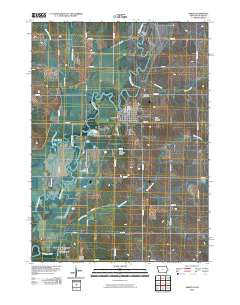 Akron Iowa Historical topographic map, 1:24000 scale, 7.5 X 7.5 Minute, Year 2010