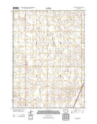 Alexander Iowa Historical topographic map, 1:24000 scale, 7.5 X 7.5 Minute, Year 2013
