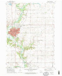Algona Iowa Historical topographic map, 1:24000 scale, 7.5 X 7.5 Minute, Year 1972