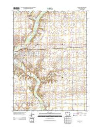 Algona Iowa Historical topographic map, 1:24000 scale, 7.5 X 7.5 Minute, Year 2013