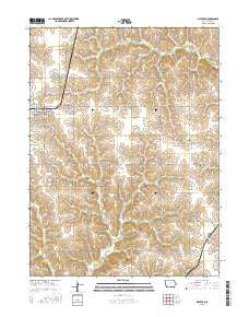 Allerton Iowa Current topographic map, 1:24000 scale, 7.5 X 7.5 Minute, Year 2015
