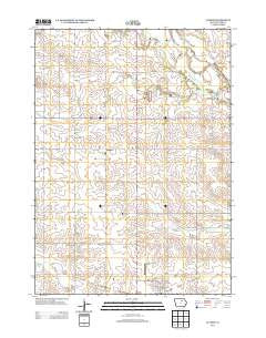 Allison Iowa Historical topographic map, 1:24000 scale, 7.5 X 7.5 Minute, Year 2013