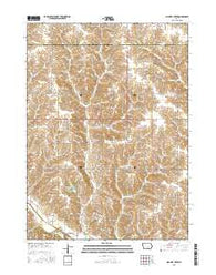 Alloway Creek Iowa Current topographic map, 1:24000 scale, 7.5 X 7.5 Minute, Year 2015