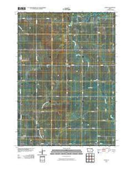 Alpha Iowa Historical topographic map, 1:24000 scale, 7.5 X 7.5 Minute, Year 2010