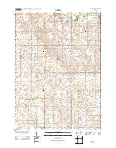 Alpha Iowa Historical topographic map, 1:24000 scale, 7.5 X 7.5 Minute, Year 2013