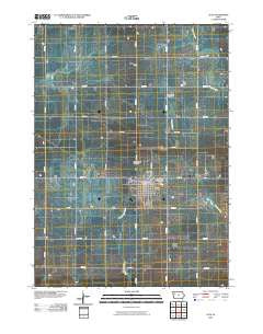 Alta Iowa Historical topographic map, 1:24000 scale, 7.5 X 7.5 Minute, Year 2010