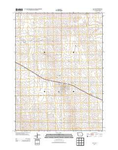 Alta Iowa Historical topographic map, 1:24000 scale, 7.5 X 7.5 Minute, Year 2013