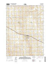 Alta Iowa Current topographic map, 1:24000 scale, 7.5 X 7.5 Minute, Year 2015
