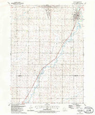 Alton Iowa Historical topographic map, 1:24000 scale, 7.5 X 7.5 Minute, Year 1985