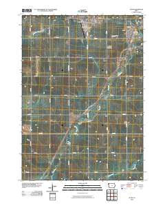 Alton Iowa Historical topographic map, 1:24000 scale, 7.5 X 7.5 Minute, Year 2010
