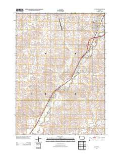 Alton Iowa Historical topographic map, 1:24000 scale, 7.5 X 7.5 Minute, Year 2013
