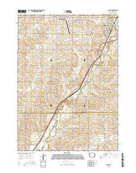 Alton Iowa Current topographic map, 1:24000 scale, 7.5 X 7.5 Minute, Year 2015