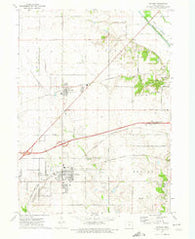 Altoona Iowa Historical topographic map, 1:24000 scale, 7.5 X 7.5 Minute, Year 1972