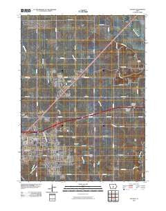 Altoona Iowa Historical topographic map, 1:24000 scale, 7.5 X 7.5 Minute, Year 2010