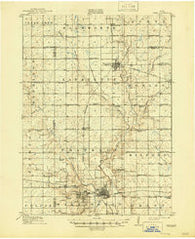 Ames Iowa Historical topographic map, 1:62500 scale, 15 X 15 Minute, Year 1914