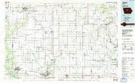 Ames Iowa Historical topographic map, 1:100000 scale, 30 X 60 Minute, Year 1985
