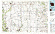 Ames Iowa Historical topographic map, 1:100000 scale, 30 X 60 Minute, Year 1993