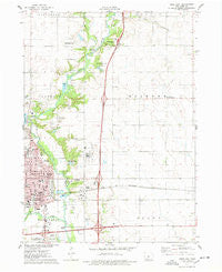 Ames East Iowa Historical topographic map, 1:24000 scale, 7.5 X 7.5 Minute, Year 1975