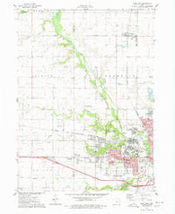 Ames West Iowa Historical topographic map, 1:24000 scale, 7.5 X 7.5 Minute, Year 1975