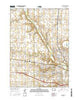 Ames West Iowa Current topographic map, 1:24000 scale, 7.5 X 7.5 Minute, Year 2015