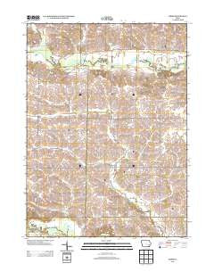 Amish Iowa Historical topographic map, 1:24000 scale, 7.5 X 7.5 Minute, Year 2013