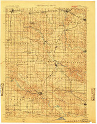 Anamosa Iowa Historical topographic map, 1:125000 scale, 30 X 30 Minute, Year 1900