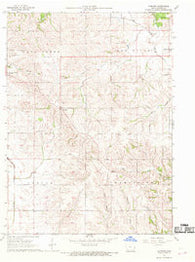 Andover Iowa Historical topographic map, 1:24000 scale, 7.5 X 7.5 Minute, Year 1967