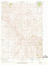 Andover Iowa Historical topographic map, 1:24000 scale, 7.5 X 7.5 Minute, Year 1967