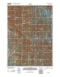 Andover Iowa Historical topographic map, 1:24000 scale, 7.5 X 7.5 Minute, Year 2010