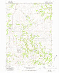 Andrew Iowa Historical topographic map, 1:24000 scale, 7.5 X 7.5 Minute, Year 1980