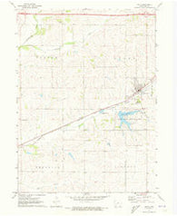 Anita Iowa Historical topographic map, 1:24000 scale, 7.5 X 7.5 Minute, Year 1971