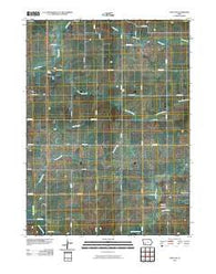 Anita SW Iowa Historical topographic map, 1:24000 scale, 7.5 X 7.5 Minute, Year 2010