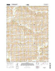 Anita SW Iowa Current topographic map, 1:24000 scale, 7.5 X 7.5 Minute, Year 2015