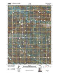 Aplington Iowa Historical topographic map, 1:24000 scale, 7.5 X 7.5 Minute, Year 2010
