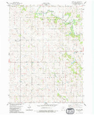 Arbor Hill Iowa Historical topographic map, 1:24000 scale, 7.5 X 7.5 Minute, Year 1983