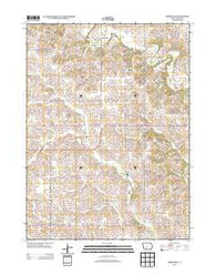 Arbor Hill Iowa Historical topographic map, 1:24000 scale, 7.5 X 7.5 Minute, Year 2013