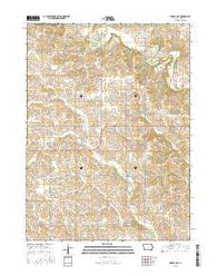 Arbor Hill Iowa Current topographic map, 1:24000 scale, 7.5 X 7.5 Minute, Year 2015