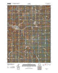 Arcadia Iowa Historical topographic map, 1:24000 scale, 7.5 X 7.5 Minute, Year 2010
