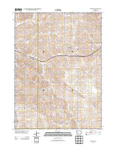 Arcadia Iowa Historical topographic map, 1:24000 scale, 7.5 X 7.5 Minute, Year 2013