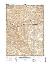 Arcadia Iowa Current topographic map, 1:24000 scale, 7.5 X 7.5 Minute, Year 2015