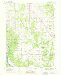 Argyle Iowa Historical topographic map, 1:24000 scale, 7.5 X 7.5 Minute, Year 1968