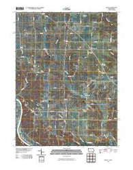 Argyle Iowa Historical topographic map, 1:24000 scale, 7.5 X 7.5 Minute, Year 2010